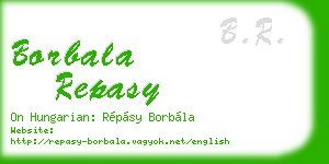 borbala repasy business card